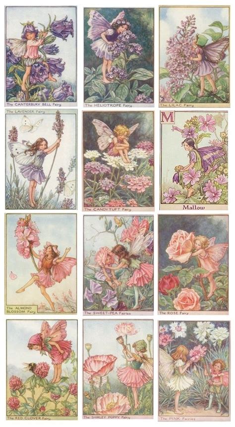 Mary Cicely Barker Vintage Poster Art Fairytale Art Art Collage