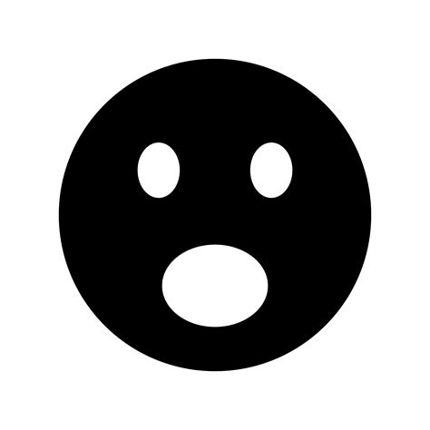 Surprised Emoji Vector Icon 379334 Vector Art At Vecteezy