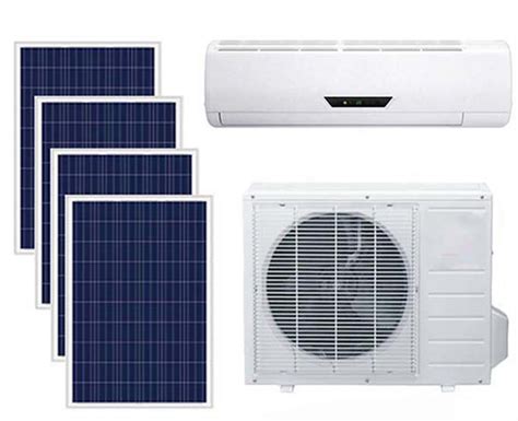 Unfortunately, solar panels and cool inside temperatures operate with completely separate goals in mind. China 12000BTU 48V 100% Split Solar Powered Air ...