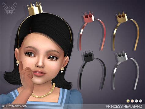 Princess Headband For Toddlers Giuliettasims Sims 4 Toddler Sims 4
