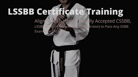 Lssbb Certification Training Simplykart