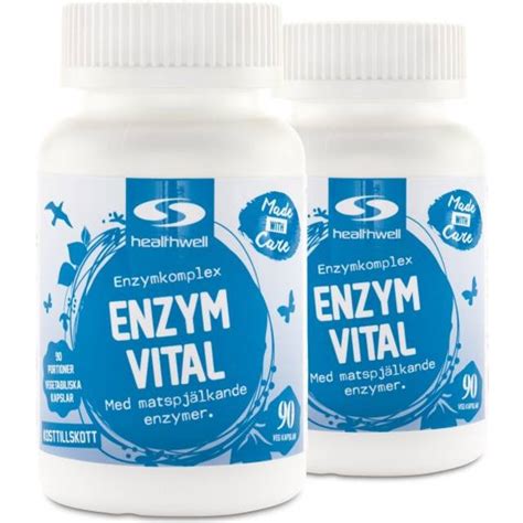 Healthwell Enzyme Vital 270 St Se Pris 2 Butiker Hos Pricerunner