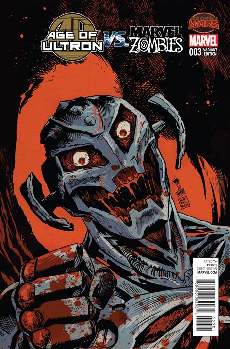 Age Of Ultron Vs Marvel Zombies 3 Francavilla Cover Fresh Comics