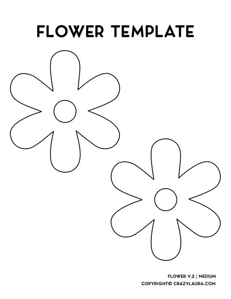 Flower Shapes Free Printable Templates Coloring Pages Firstpalette Com