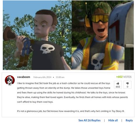 Theory About Sid From Toy Story Rwholesomememes
