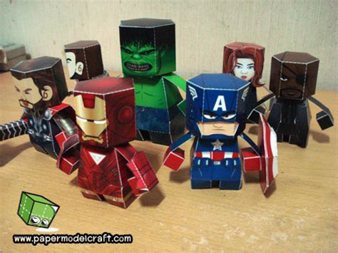 Papermodel2u By Petchpaper The Avengers Paper Model