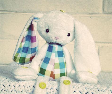 She gives him (or her) a sweet bunny face and a heart applique. Sewing Pattern For Rabbit