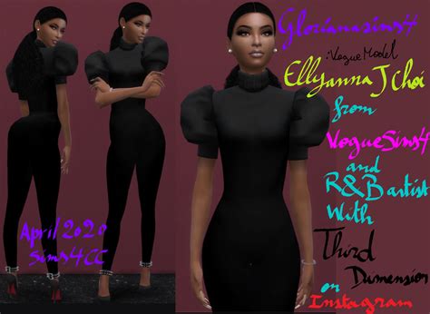 All With Sleevesnow Free Glorianasims4 Sims 4 Afro Hair Jumpsuit