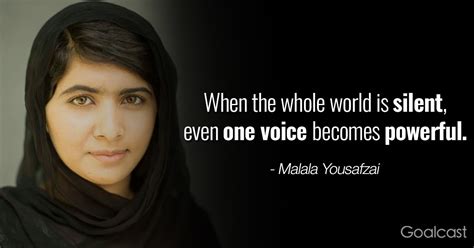Here are 170 of the best silence quotes i could find. Top 12 Most Inspiring Malala Yousafzai Quotes | Goalcast