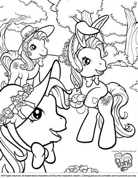 Printable My Little Pony Coloring Pages