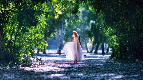 Wallpaper Zachar Rise Dress See Through Clothing Trees 500px