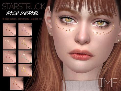 Imf Starstruck Face Detail By Izziemcfire At Tsr Sims 4 Updates