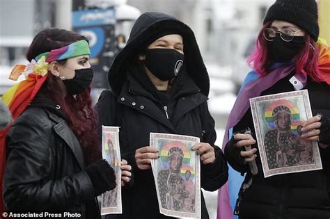 Some have only title without color (e.g. Desecration trial opens over LGBT rainbow put on Polish ...