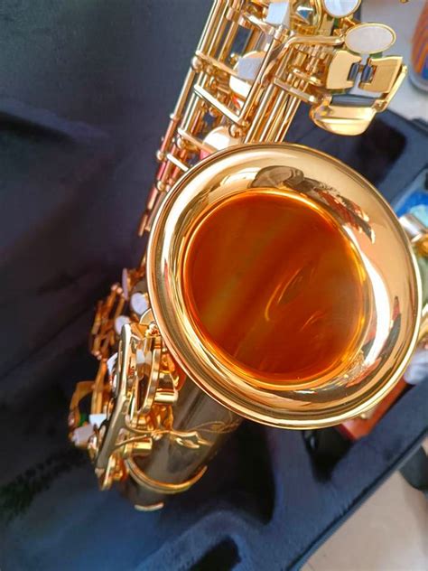 New High Quality Golden Alto Saxophone E Flat Alto Saxophone Sax