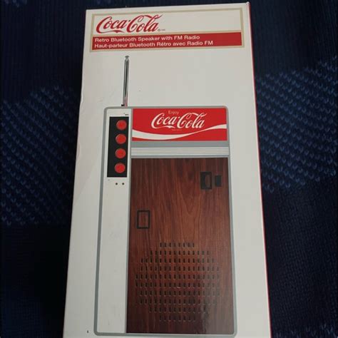 coca cola portable audio and video coca cola retro bluetooth speaker with fm radio used twice