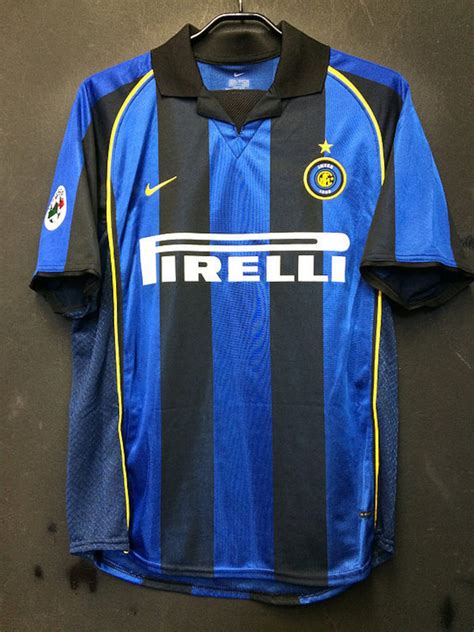 Retro Inter Milan Home Soccer Jersey 2001 2002 Men Adult Etsy