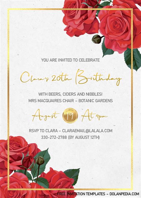 World of flowers & gift proudly serves meridian and the surrounding areas. Flower Girl Invitation Templates - Editable With MS Word ...