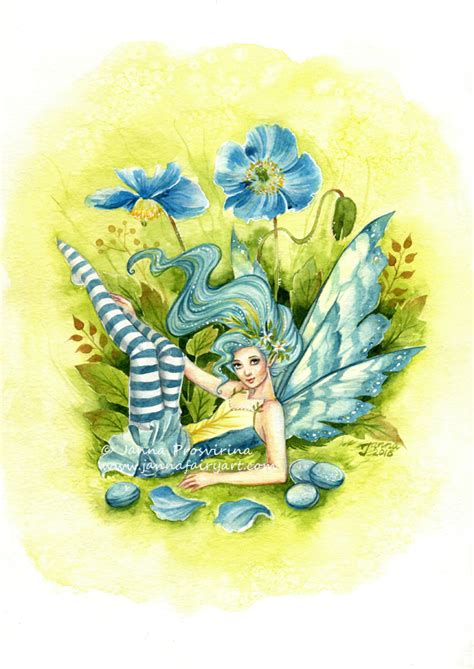 Flower Fairy Gallery Fantasy Art Of Janna Prosvirina