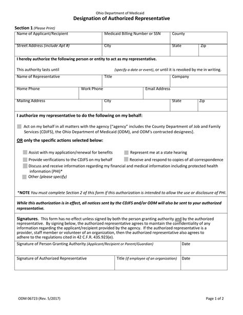 Form Odm06723 Fill Out Sign Online And Download Fillable Pdf Ohio