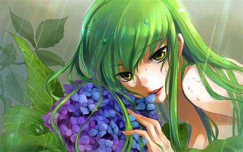 25 Green Hair Anime Girl Wallpaper Baka Wallpaper