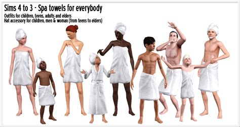 Around The Sims 3 Downloads Clothes Sims 4 To 3 Spa Towels Sims
