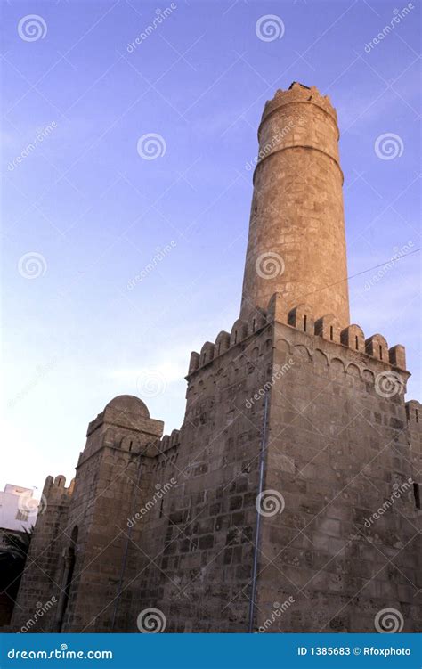 Islamic Fort Tunisia Stock Image Image Of Blue Porticos 1385683