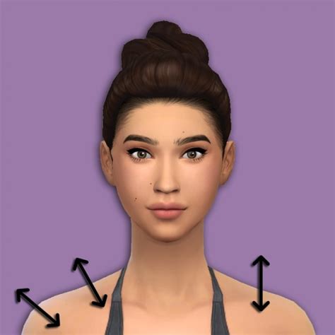 Shoulder Height Slider All Genders By Hellfrozeover At Mod The Sims