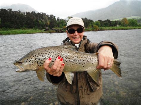 Vicki Learning To Fly Fish Successfully Fly Fishing Fish