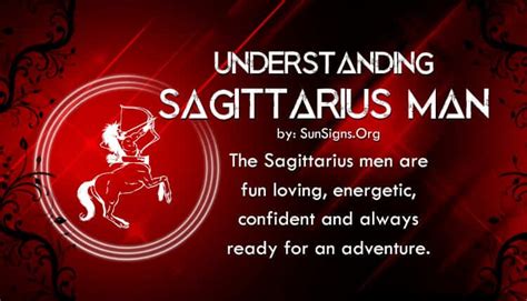 Understanding The Sagittarius Man Sunsignsorg