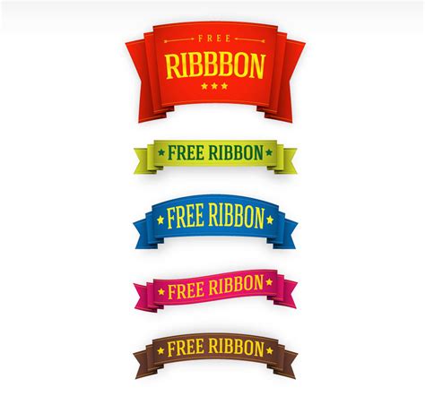 Download edit or use anywhere. 70+ Best Free Ribbons PSD & Vector Files Download ...