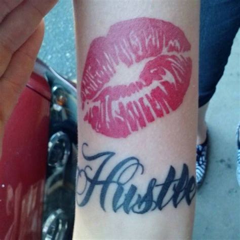 26 best Lip Print Tattoo Designs images on Pinterest | Lip print