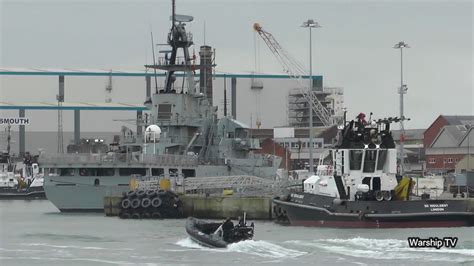 Hms Clyde P257 Decommissioned At Portsmouth Naval Base 24th January