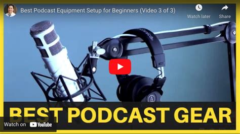 Best Podcast Equipment for Beginners 3 | Marketing Access Pass