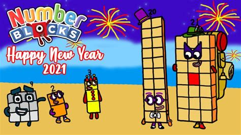 Happy New Year Numberblocks 2021 Numberblock Fanmade Coloring Story