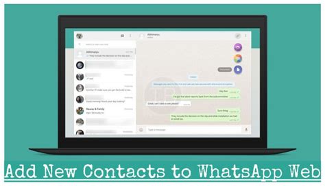 How To Add New Contacts To Whatsapp Web Tutorial Techbeasts