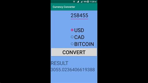 Currency Converter App Android Studio Tutorial Youtube