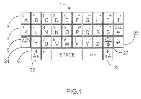 There would be no rationality in placing the keys in alphabetical order although the mechanical issue. Patent US8454253 - Keyboard having keys horizontally ...