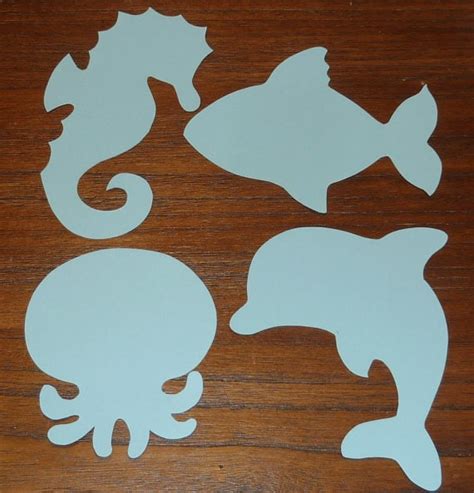 Sea Animals Printables Cut Outs