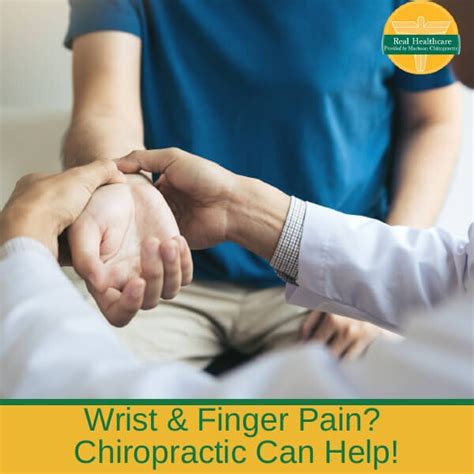 Wrist And Finger Pain Chiropractic Can Help — Markson Chiropractic