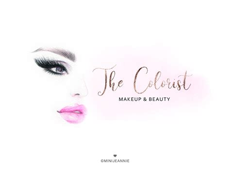 Makeup Logo Beauty Logo Beauty Salon Logo Beauty Consultant Etsy