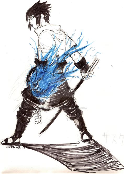 Sasuke Back By Rdelacroix On Deviantart