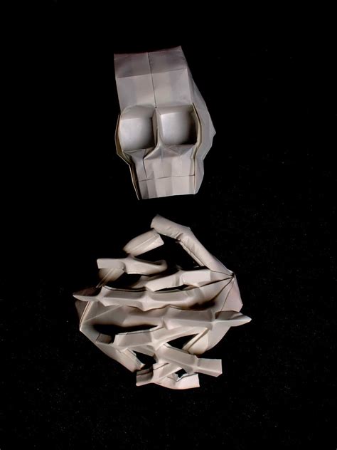 Rip Papel De Origami 26x26cm Hand Skeleton Jeremy Shaf Flickr