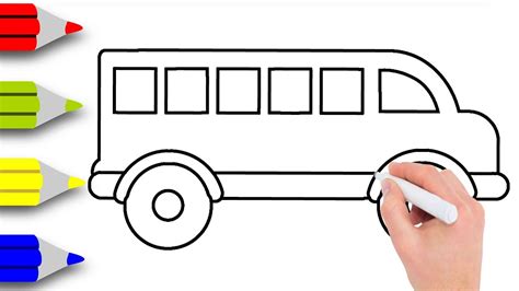 Simple Bus Drawing Free Download On Clipartmag