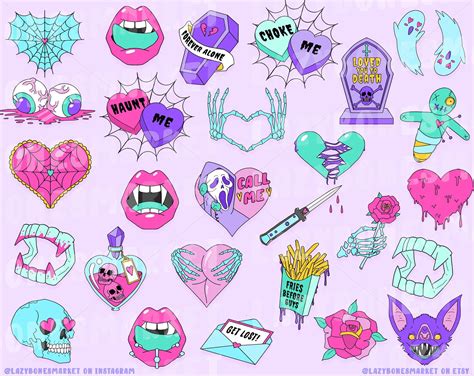 Some Stickers That Are On The Back Of A Pink Background With Words And