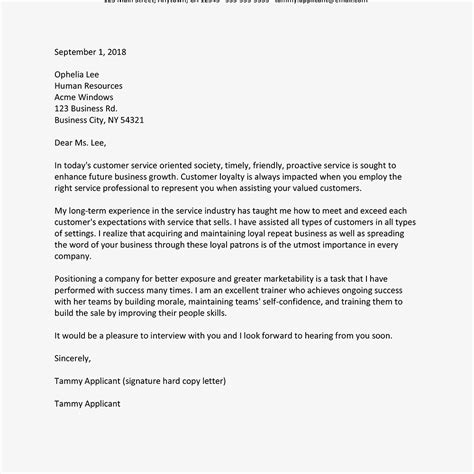 sample cover letter  customer service rep  resume templates