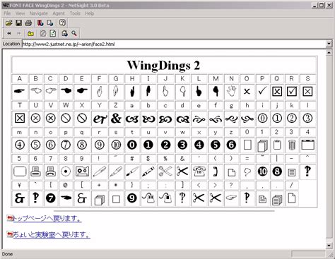 12 Wingdings Font Free Download Images Wingdings Font Symbols Font