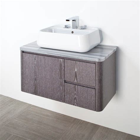 Carefully crafted from sustainable wood, its solid construction is accentuated with a carefully chosen distressed black walnut. Vanities - Contemporary - Bathroom - Miami - by Millers ...