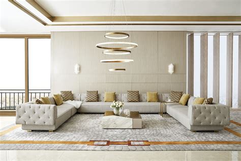 Zhida Luxury Hotel Lobby Chinese Furniture Villa Living Room Modular