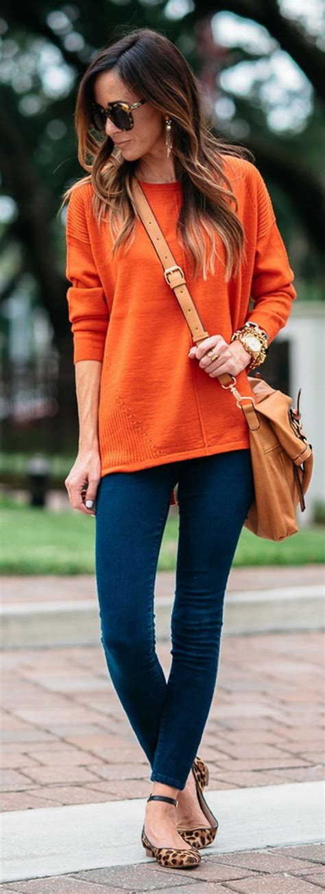 55 Orange Outfit Ideas That Make You Look Young And Fresh 20 Fashion