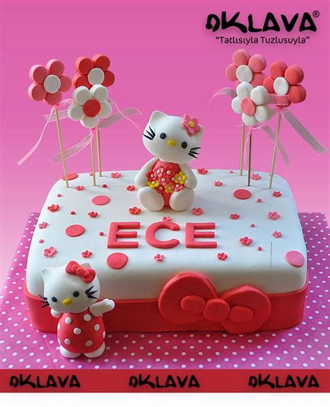 sevimli hello kitty doğum günü pastası doğum günü hello kitty bebek doğum günü pastaları